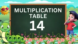 MULTIPLICATION TABLE 14 - LEARN TABLES WITH MATHS WITH MOM - PRACTICE TABLES DAILY