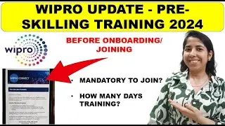 Wipro Onboarding Process Before Joining 2024 | Wipro Onboarding Pre-Skilling Training