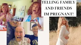 Telling my Family & Friends I'M PREGNANT! 🤯🤩