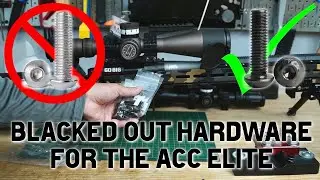Blacked Out Screws for the ACC Elite