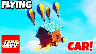 How To Make a Flying House CAR In LEGO Fortnite!
