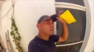 שיפוץ מרפסת חלק א - שיקום קיר חיצוני