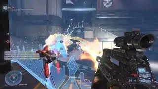 [35] Halo Infinite Multiplayer - Firefight: King of the Hill on Launch Site II (4K 60fps)