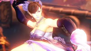 STREET FIGHTER V (PS5) - Chun-Li in a blue wedding dress