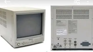 SOLDOUT MONITOR CRT CCTV 9 INCH PANASONIC WV-CM1020 TF PAYMENT SENT TO MALANG JATIM VIA JNE EXPRESS