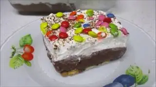 עוגת מילקי שוקולד קצפת וניל ללא אפייה מהירה -מתכונים קלי הכנה