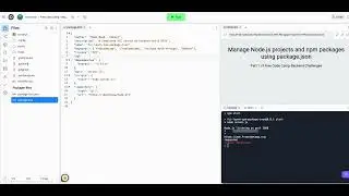 05 Add a Version to Your package.json - FreeCodeCamp - Backend Dev & APIs -Managing Packages w/ NPM