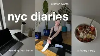 nyc diaries | living alone in nyc, breath-work event, good food & self care