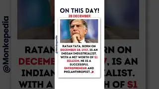 Visionary Titan 🌐 | #didyouknow #factsdaily #amazing #facts #shorts #ytshorts #RatanTata #Birthday