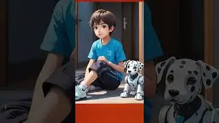 Robot Köpek ve Çocuk #shorts  #keşfet #adasutv #robotdog