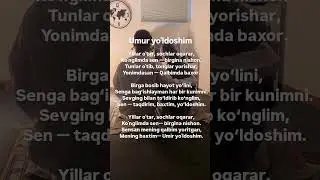 Sevgi haqida sher... Umir yoʻldoshim 
