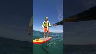 Slashing turns #downwindfoil