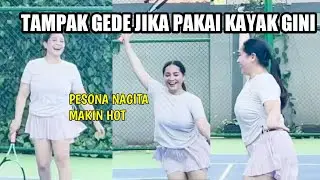 MAKIN HOT !! NAGITA SLAVINA PAKAI BAJU OLAHRAGA KETAT MAKIN MEMBAHANAA