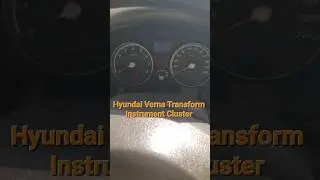 Hyundai Verna Transform 2011 : Instrument Cluster 