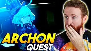 #1 Most Distracted Genshin Streamer Reacts to Fontaine Archon Quest FINALE
