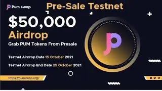 Crypto Pumswap Testnet Airdrop | More than $50000 | 1BNB = 1000 PUM | Follow simple steps | Metamask