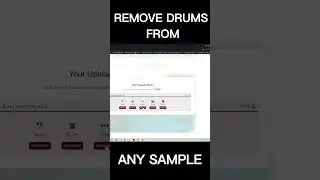 Remove Drums From Any Sample 