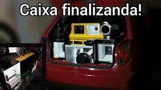 resultado do som, caixa quadriway 15 polegadas e medio de 8 polegadas, cone LTS