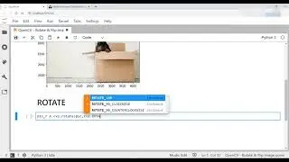 OpenCV Rotate and Flip Image