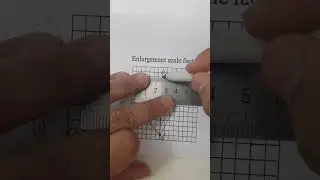 How to do enlargement by using scale factor on grid paper
