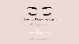 How to Remove Lash Extensions At Home 