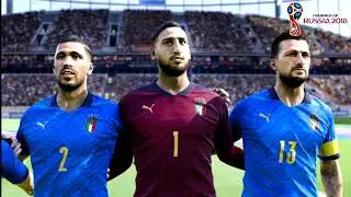 Pes 2021- VirtualRed Mod - World Cup 2018 Russia - Group C Italy Vs Algeria