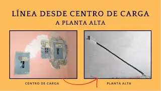 HACIENDO UNA RANURA PARA ALIMENTAR HABITACIONES - Electricidad