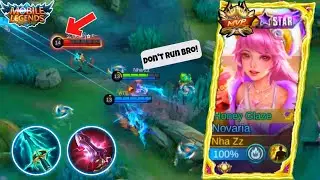 THE M.V.P FOR NOVARIA BEST MIDLANER PERFORMANCE | NOVARIA BEST BUILD & EMBLEM / MOBILE LEGENDS