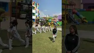 Warm up activities performed by RK international school students by Coach Neha Kashyap #nehakashyap