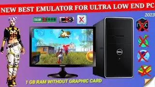 Low Graphics Best Emulator For Free Fire Low End PC | New Emulator For 1GB Ram PC| No Graphics Card🎮