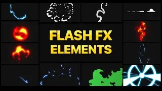 Flash FX Elements Pack 02 | DaVinci | DaVinci Resolve template - Envato elements