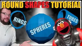 [SPACE ENGINEERS] Spheres, Rings, Cylinders, Tubes! Round Shapes TUTORIAL