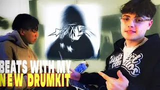 making a BEAT with my new drum kit (w/ @Chuki2)