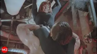 Jean Claude Van Damme between legs of Corrina Everson - Double Impact in 1080p
