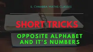 SHORT TRICK FOR OPPOSITE ALPHABET AND IT'S NUMBERS #patwari #ssc #banking #reasoning #shorttrick