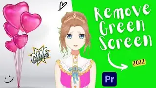 Remove green screen Background in premiere pro 2022 (chroma key)
