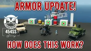 Testing the new ARMOR system in Stormworks
