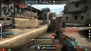CS GO игра с записанным TeamSpeak NA'VI с Starladder 13(2015), bo5, матч Na'Vi vs EnVyUs,de dust 2