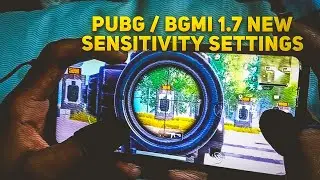 Redmi note 9 pro pubg sensitivity settings🔥|| New 1.7 BGMI sensitivity⚡|| 3 finger claw gyroscope