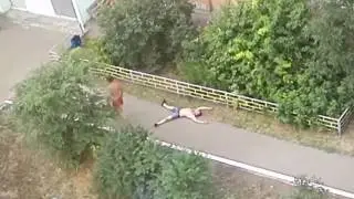Драка во дворе, угар, упоротые
