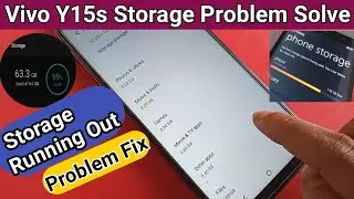 vivo y15s storage problem // storage space running out problem solve