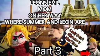 Leon’s Evil mom on her way to  where summer and Leon are