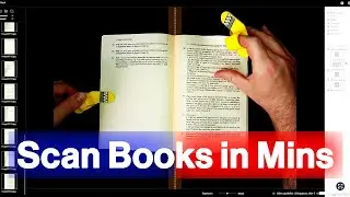 Scan a 90 Pages Book in Less than 8 Minutes. CZUR Aura X Pro Features Demonstration and Review