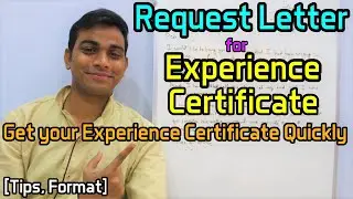 Request Letter for Experience Certificate - Get your Experience Certificate Quickly [Tips, Format]