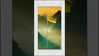 Flag Name Art Video Editing | Viral Flag Wali Video Kaise Banaye | Flag Video Editing