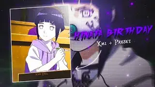 Hinata Birthday XML 🌸 | Happy Birthday Hinata 🥰 | Alight Motion (+Preset)