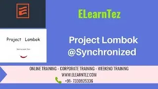 Project Lombok @Synchronized