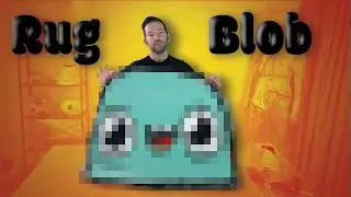 My First Time Rug Tufting: Making a Rug Blob