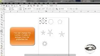How To Use  Polygon Star Tool In CorelDraw