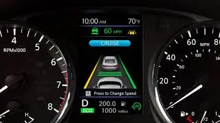 2018 Nissan Rogue - Lane Departure Warning and Intelligent Lane Intervention Systems (ise)